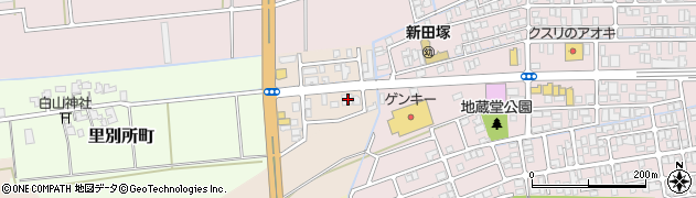 福井県福井市里別所新町217周辺の地図