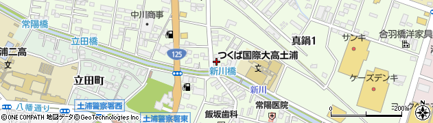 神立ハイヤー有限会社　土浦営業所周辺の地図