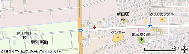 福井県福井市里別所新町周辺の地図