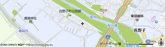 茨城県土浦市佐野子680周辺の地図