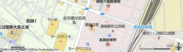 湯楽の里土浦店周辺の地図