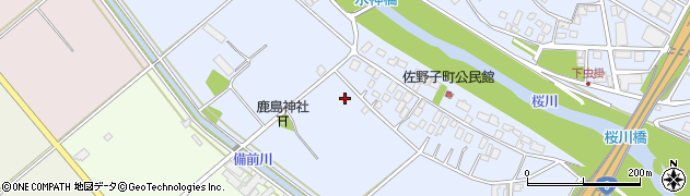 茨城県土浦市佐野子1503周辺の地図