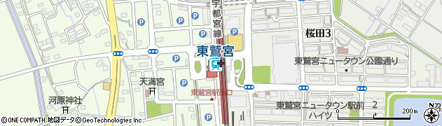 埼玉県久喜市周辺の地図