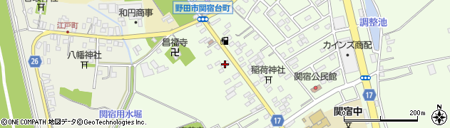 ＪＡちば東葛関宿周辺の地図
