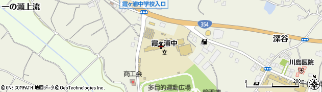 かすみがうら市立霞ヶ浦中学校周辺の地図