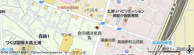 無添くら寿司 茨城土浦店周辺の地図