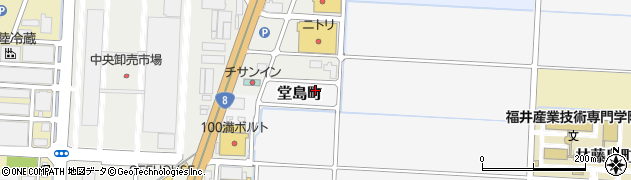 福井県福井市堂島町206周辺の地図