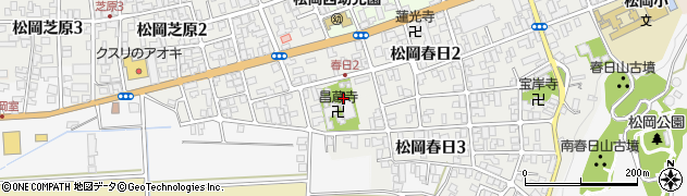 昌蔵寺周辺の地図