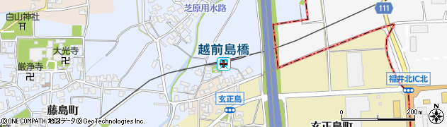 福井県福井市周辺の地図