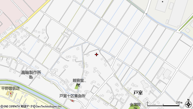 〒347-0116 埼玉県加須市戸室の地図