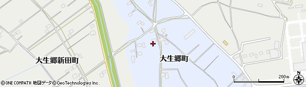 茨城県常総市大生郷町5158周辺の地図