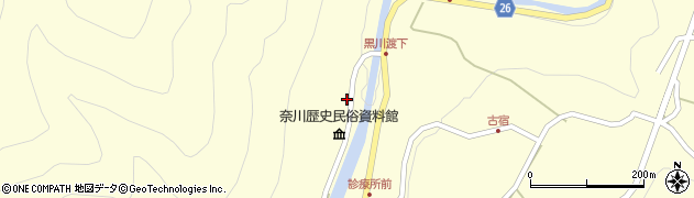 奈川バス　事務所周辺の地図