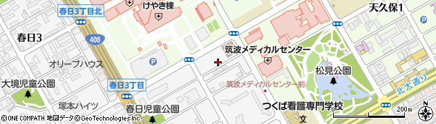 茨城県赤十字血液センター　つくば供給出張所周辺の地図
