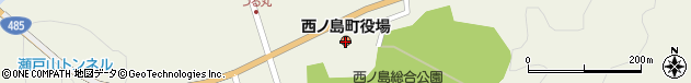 島根県隠岐郡西ノ島町周辺の地図