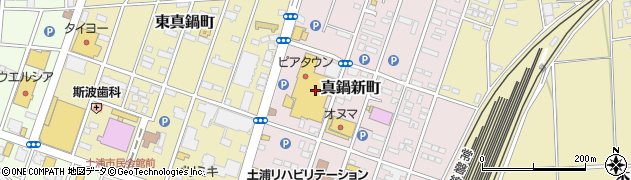 オークスブックセンター　土浦ピアタウン店周辺の地図