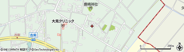 茨城県つくば市古来416周辺の地図