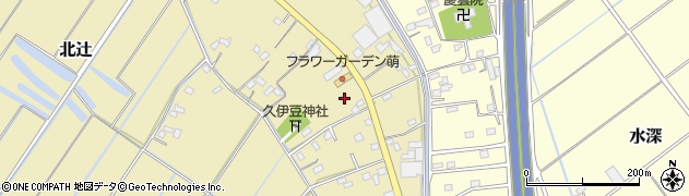 埼玉県加須市北辻185周辺の地図