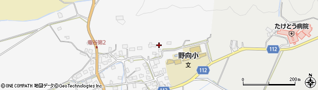福井県勝山市野向町竜谷周辺の地図