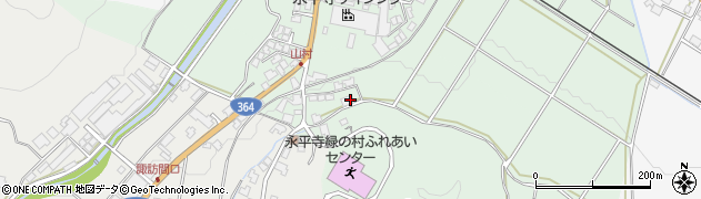 福井県吉田郡永平寺町山2周辺の地図