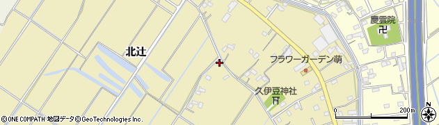 埼玉県加須市北辻周辺の地図