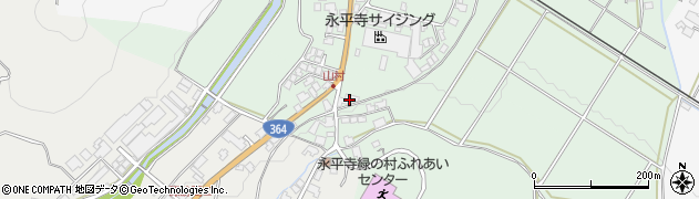 福井県吉田郡永平寺町山1周辺の地図