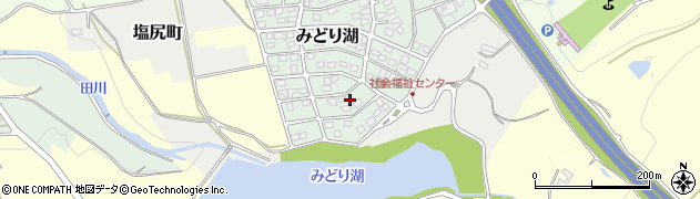 長野県塩尻市みどり湖周辺の地図