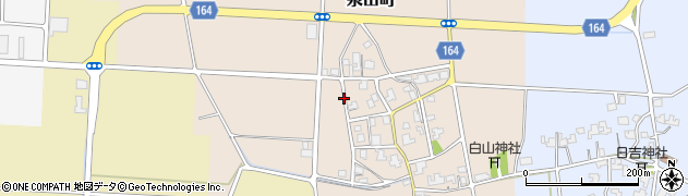 福井県福井市泉田町周辺の地図