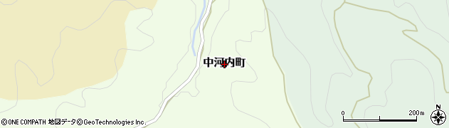 福井県福井市中河内町周辺の地図