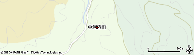 福井県福井市中河内町周辺の地図