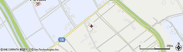 茨城県常総市大生郷新田町343周辺の地図