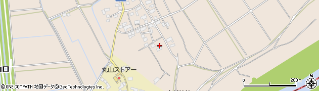 茨城県常総市曲田588周辺の地図
