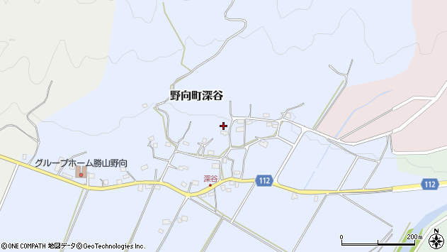 〒911-0013 福井県勝山市野向町深谷の地図