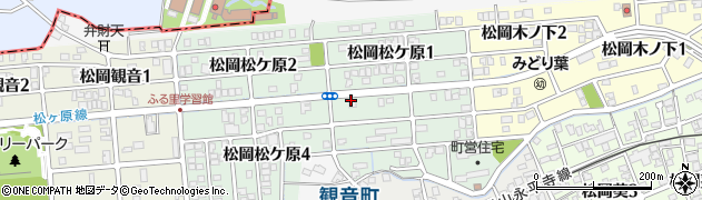 福井県永平寺町（吉田郡）松岡松ケ原周辺の地図