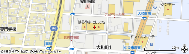 スポーツデポ福井大和田店周辺の地図