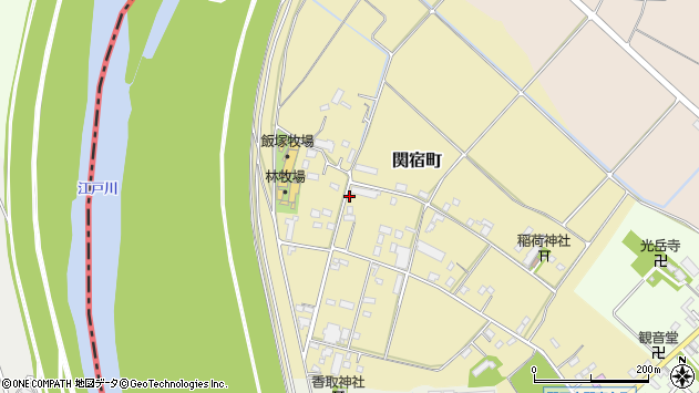 〒270-0206 千葉県野田市関宿町の地図