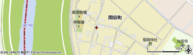 千葉県野田市関宿町周辺の地図