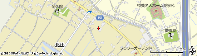 埼玉県加須市北辻203周辺の地図