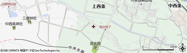 長野県塩尻市上西条435周辺の地図