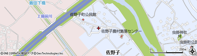 茨城県土浦市佐野子966周辺の地図