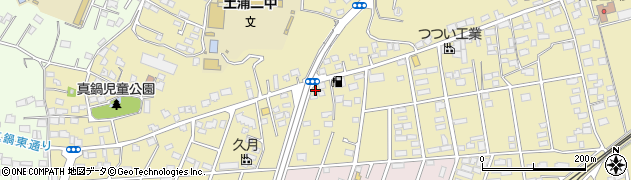 茨城県土浦市木田余695周辺の地図