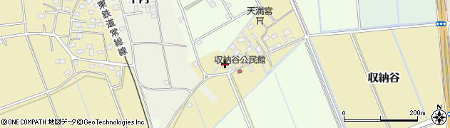 茨城県常総市収納谷82周辺の地図