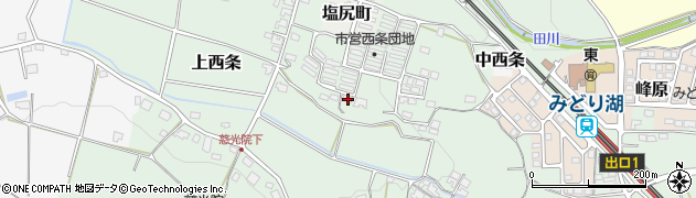 長野県塩尻市上西条131周辺の地図