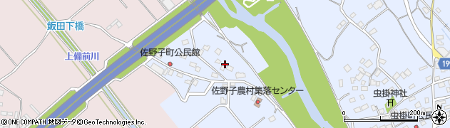 茨城県土浦市佐野子1058周辺の地図
