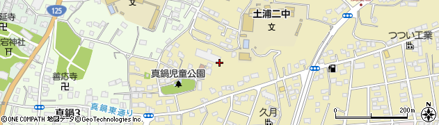 茨城県土浦市東真鍋町周辺の地図