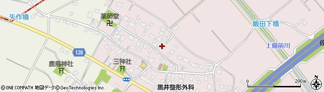 茨城県土浦市飯田周辺の地図