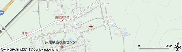 長野県塩尻市床尾周辺の地図