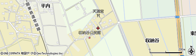 茨城県常総市収納谷72周辺の地図