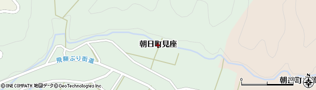 岐阜県高山市朝日町見座周辺の地図