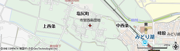 長野県塩尻市上西条134周辺の地図