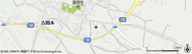 茨城県常総市古間木533周辺の地図